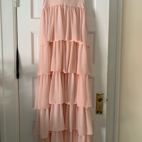 Hattie Gown in Baby Pink bought from Revolve Size M WORN ONCE - Picture 5 of 6